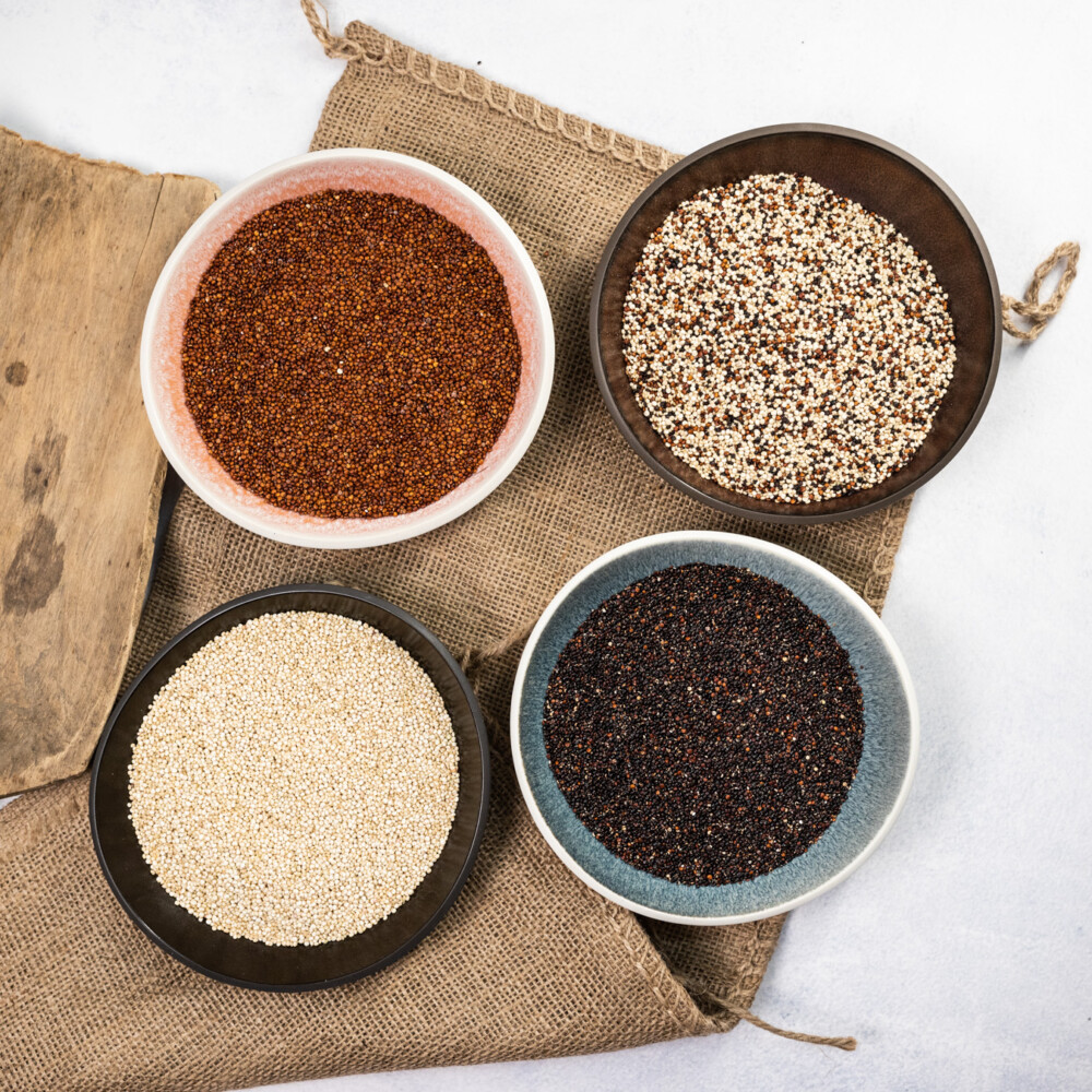 Übersicht verschiedner Quinoa Sorten